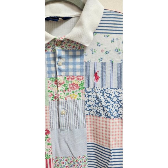 Polo Ralph Lauren Girls XL/16 Patchwork Dress Easter Spring Florals - Picture 7 of 11